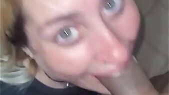 Blonde cant stop sucking