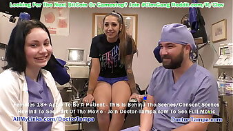 $CLOV - POV - Freshman Latina Stefania Mafra Gets Obligatory New Student Physical & Gyno Exam From Doctor Tampa & Nurse Lenna Lux At one's fingertips Doctor-Tampa.com