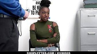 ShopLyfter - Pretty Black Girl (Anne Amari) Caught Stealing Gets Creampied By Security